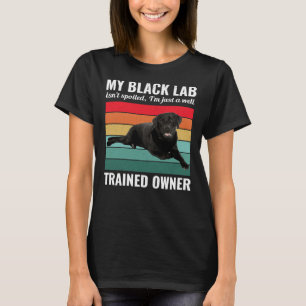 Camiseta Vendedor de Cachorros Negros do Labrador - Proprie