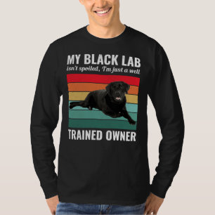 Camiseta Vendedor de Cachorros Negros do Labrador - Proprie
