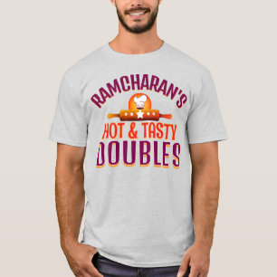 Camiseta Vendedor de DOUBLES – Comida de Rua Quente e Sabor