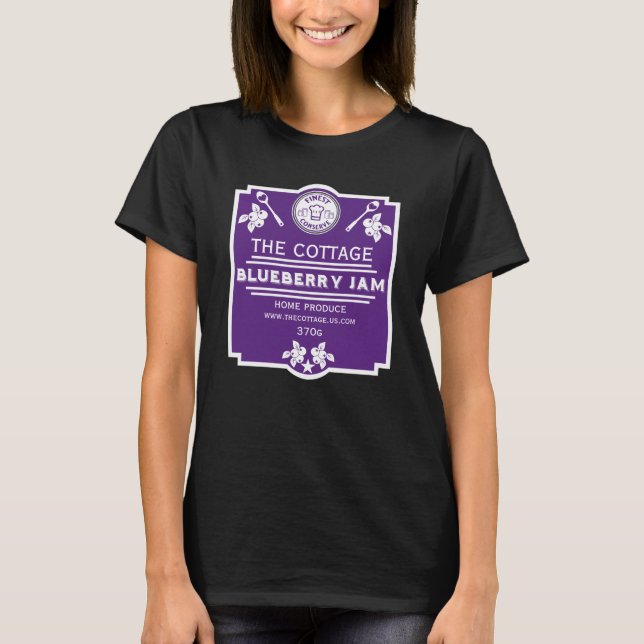 Camiseta Vendedor de Emperramento de Blueberry (Frente)