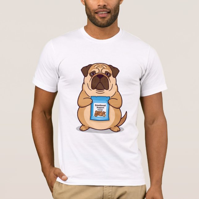 Camiseta Vendedor de Lanche de Suporte Emocional (Frente)