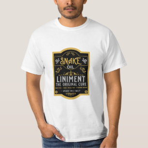 Camiseta Vendedor de óleo de cobra, presentes engraçados pa