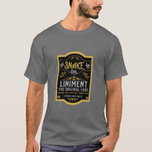 Camiseta Vendedor de óleo de cobra, presentes engraçados pa