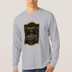 Camiseta Vendedor de óleo de cobra presentes engraçados par