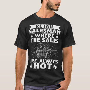 Camiseta Vendedor De Varejo Onde As Vendas Estão Sempre Que