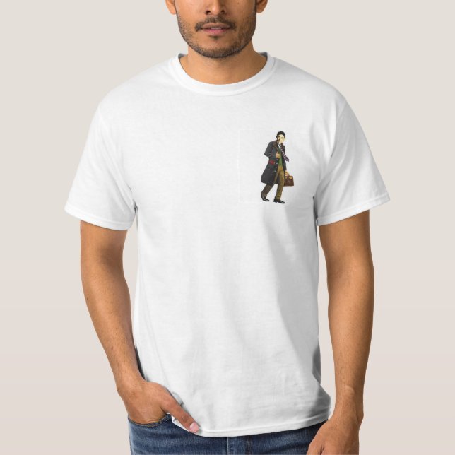 Camiseta Vendedor de viagem de Franz Kafka (Frente)
