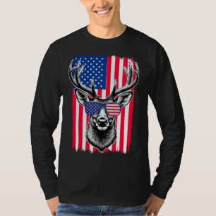 Camiseta Vendedor Patriótico Vestindo Bandeira Americana Óc