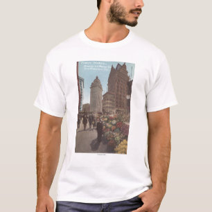 Camiseta Vendedores de flor, Kearny & ruas do mercado