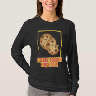 Camiseta Vendendo Biscoitos Desde 2019 Fazendo Biscoitos