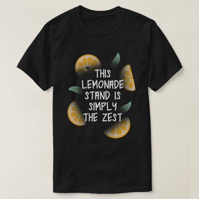 Camiseta Vendendo Lemonade Stand Crew Awmesfro Lemon Squad  (Frente do Design)
