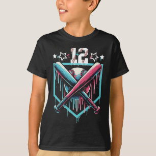 Camiseta Vender 12 de Aniversário Número 12 Jovens 12 Ye