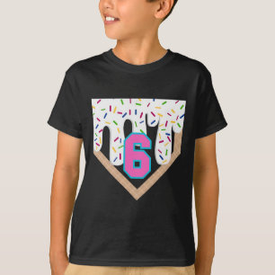 Camiseta Vender 6 de Aniversário para Casa Brinquedos Joven