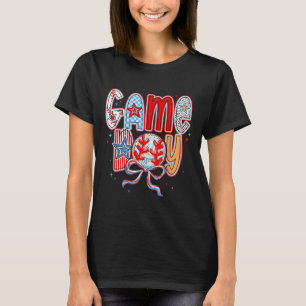 Camiseta Vender Arco de Coquetes no Dia de Jogo Mãe Mãe Mãe