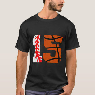 Camiseta Vender Jersey Número 15 Sketll Engraçado Aniversár