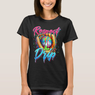 Camiseta Vender Rapazes Drip Sorvete Jovens Respeitam O Dr.