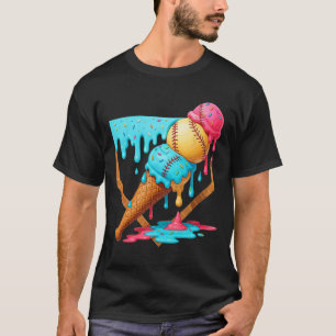 Camiseta Vender Sorvetes Gritando Homens Engraçados Vender