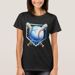 Camiseta Vender Unidade de Sorvete de Placa Inicial Dripe