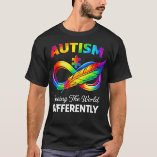 Camiseta Vendo o Mundo de Forma Diferente Conscientização d