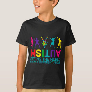 Camiseta Vendo o Mundo de um Ângulo Diferente Consciente do