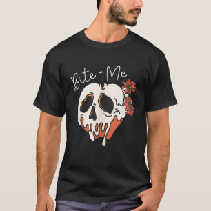 Camiseta Veneno me morde Maçã Má Queda No Dia das Bruxas