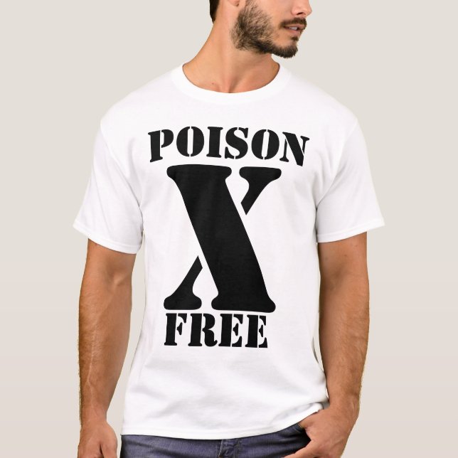 CAMISETA VENENO, X, LIVRE (Frente)