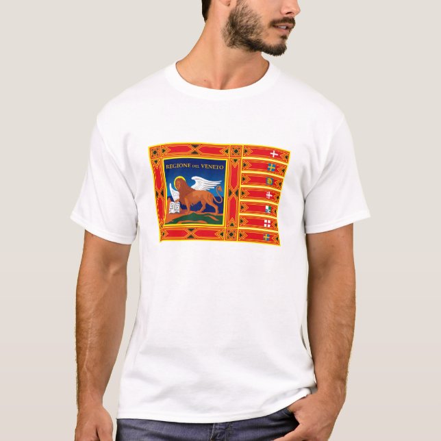 Camiseta Vêneto embandeira o t-shirt (Frente)
