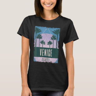Camiseta Veneza Califórnia CA Vaporwave Vintage Retro Anos
