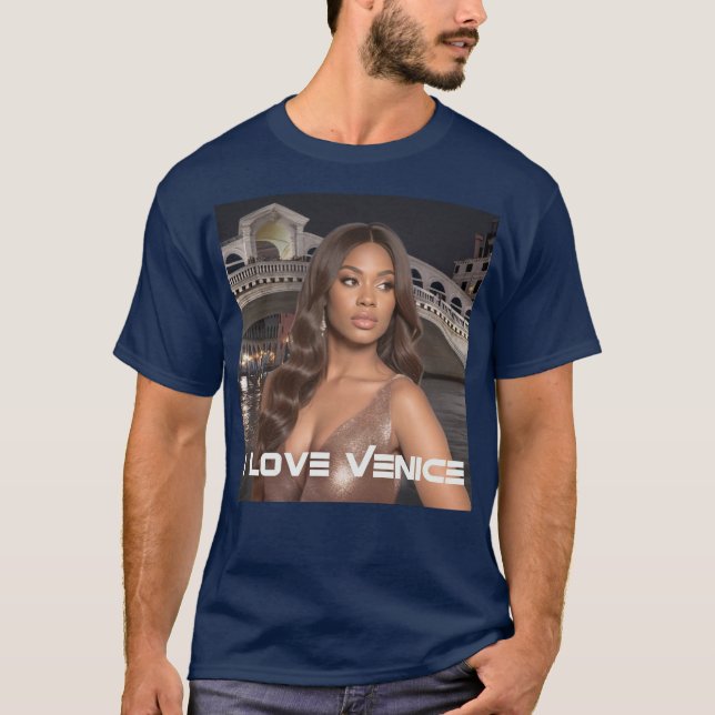 CAMISETA VENEZA - EU AMO VENEZA (Frente)