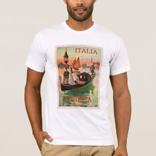 Camiseta Veneza Itália viagens vintage