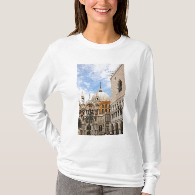 Camiseta Veneza, Veneto, Itália - As aves estão empoleirada (Frente)