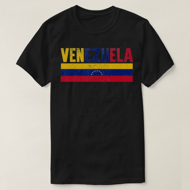Camiseta Venezuela: Bandeira das Mulheres Venezuelanas1 (Frente do Design)