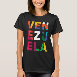 Camiseta Venezuela colorido