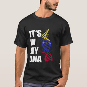Camiseta Venezuela Está no Meu DNA Ortoado Venezuela
