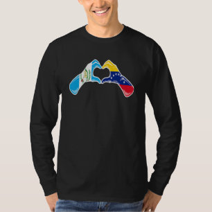 Camiseta Venezuela Guatemala Bandeira Venezuelano Guatemalt