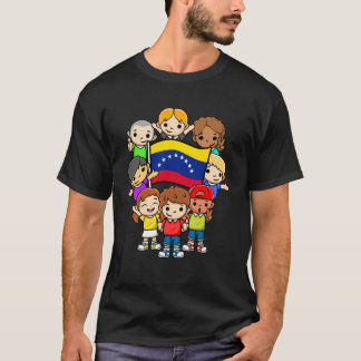 Camiseta Venezuela Kids Hispanic Heritage Month Venezuelan 