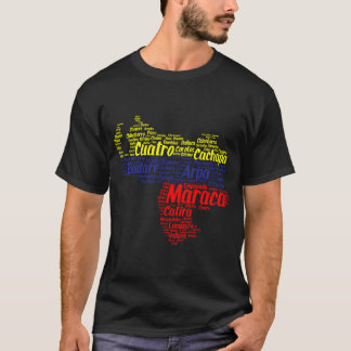 Camiseta Venezuela - Mapear Tricolor