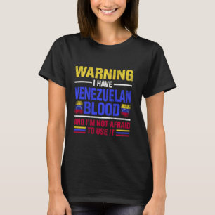 Camiseta Venezuela: Patrimônio Raiz Venezuelano Orgulhoso d