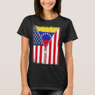 Camiseta Venezuela - Sinalizador Americano Zip