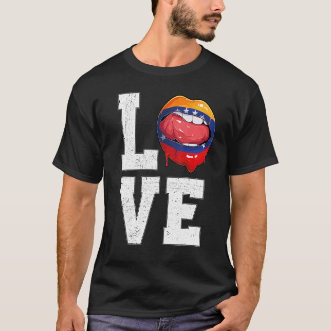 Camiseta Venezuela: Ventilador venezuelano do futebol (Frente)