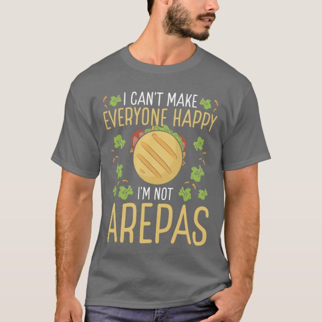 Camiseta Venezuelan Arepa Lover Colombian Food Arepas Maker (Frente)