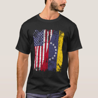 Camiseta Venezuelano domina metade da bandeira americana Ve