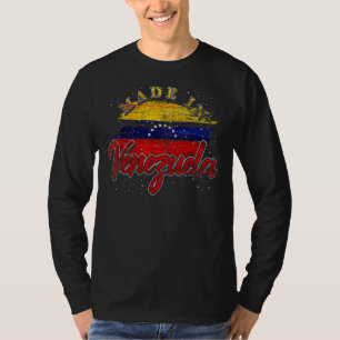 Camiseta Venezuelano orgulhoso latino-americano feito na Ve