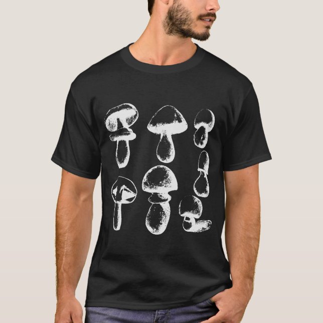 Camiseta Venga Vintage Mushroom (Frente)