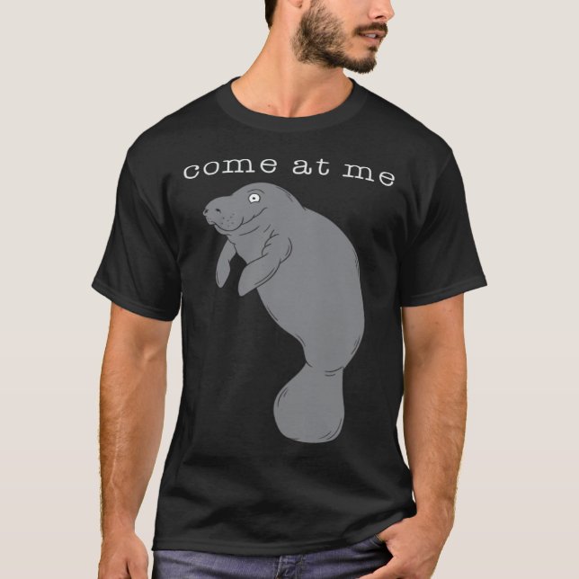 Camiseta Venha Até Mim Vaca Marinha Fofa (Frente)