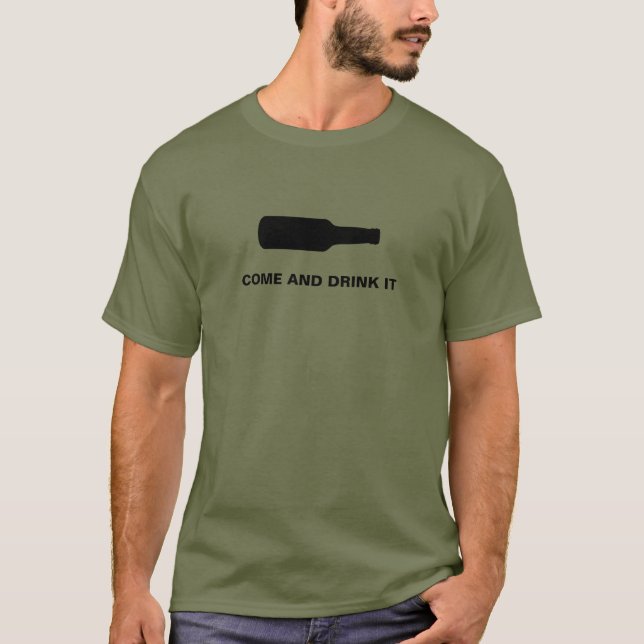 CAMISETA VENHA E BEBA ISSO (Frente)