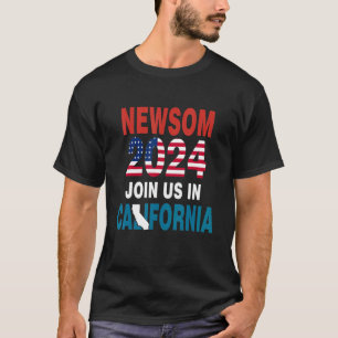 Camiseta Venha Juntar-Se A Nós No Jornal Da Califórnia 2024