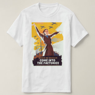 Camiseta Venha para as Fábricas
