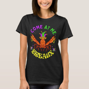 Camiseta Venha Para Mim Crawfish Miçangas Engraçadas Mardi