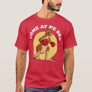 Camiseta Venha Para Mim Irmão Boxando Kangaroo
