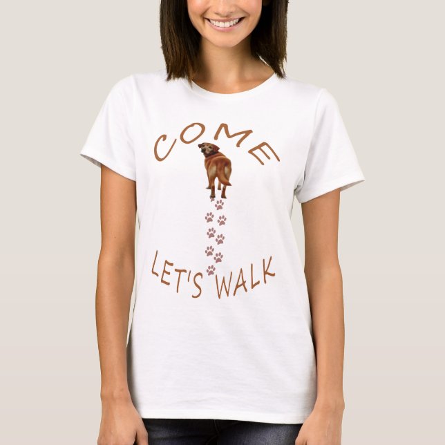 Camiseta Venha, vamos caminhar (Frente)